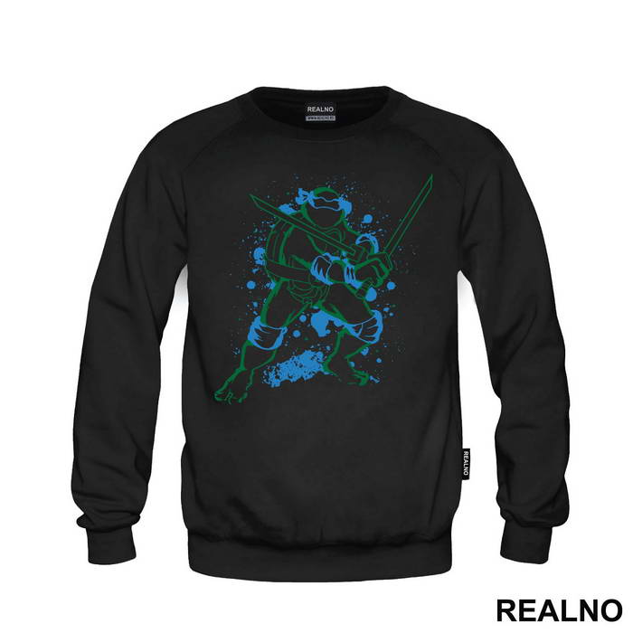 Leonardo - Outline - Nindža Kornjače - Majica