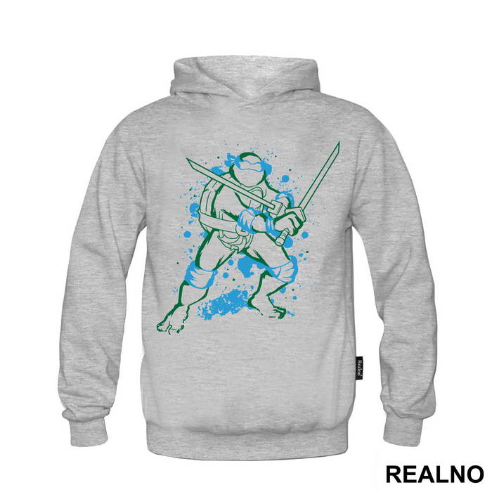 Leonardo - Outline - Nindža Kornjače - Majica