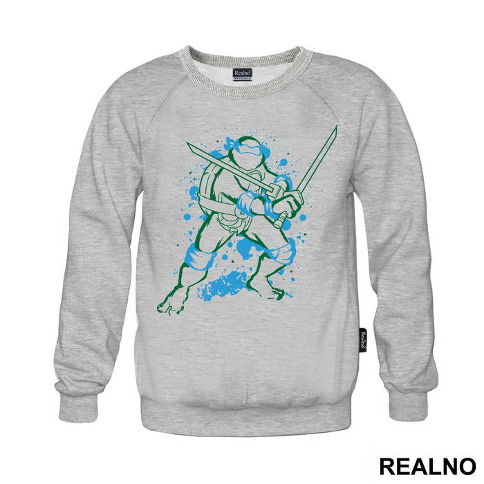 Leonardo - Outline - Nindža Kornjače - Majica