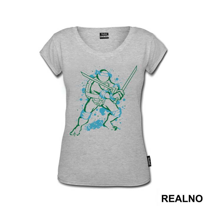 Leonardo - Outline - Nindža Kornjače - Majica