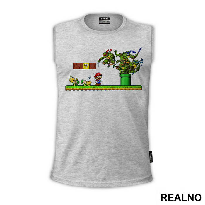 Super Mario - Nindža Kornjače - Majica