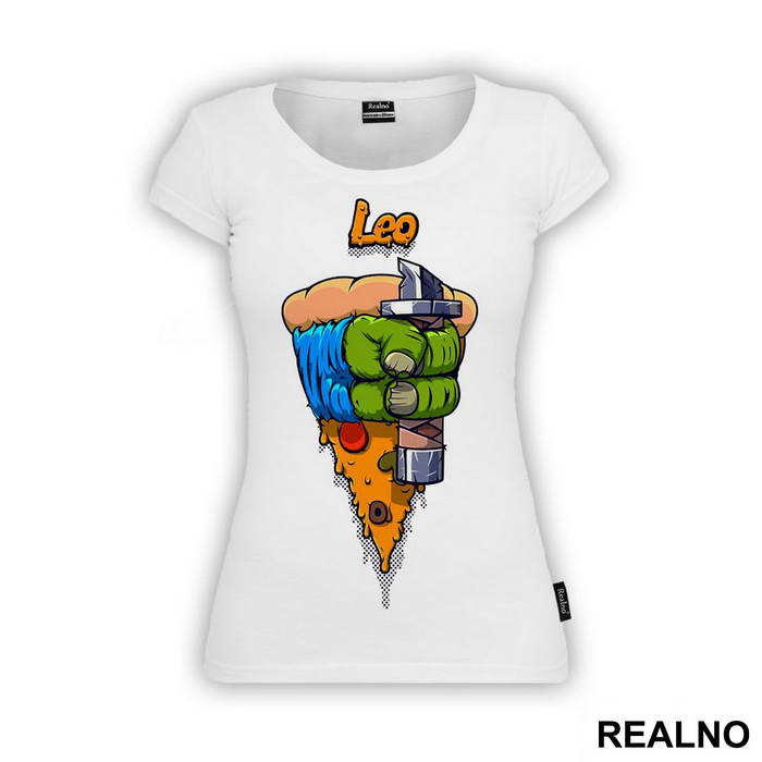 Leo - Pizza - Nindža Kornjače - Majica