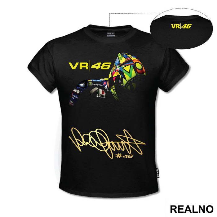 Shadow - Gold - Rossi - 46 - MotoGP - Sport - Majica