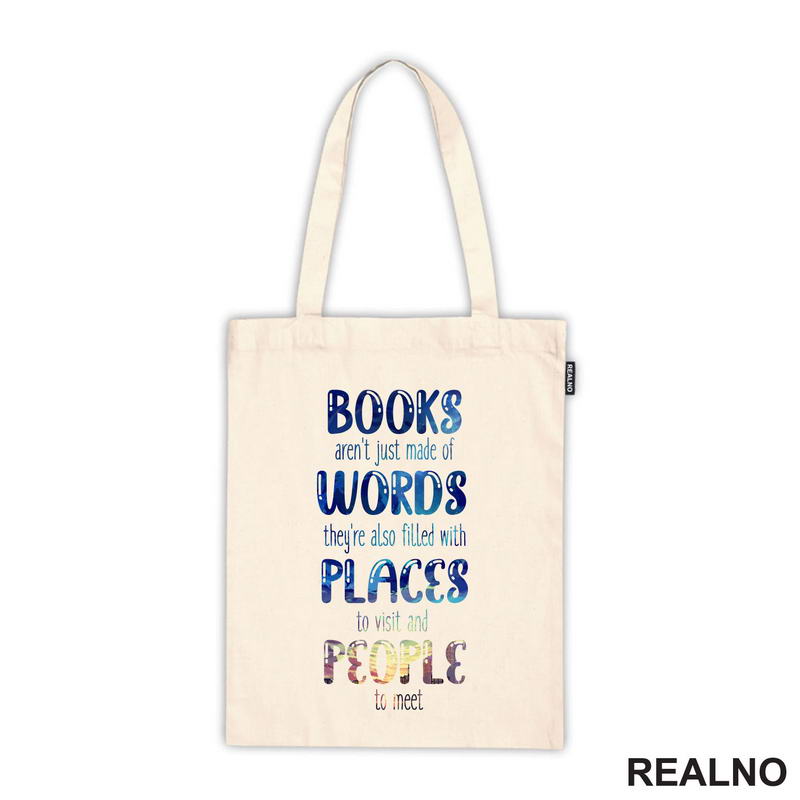 Books, Words, Places, People - Colors - Books - Čitanje - Knjige - Majica