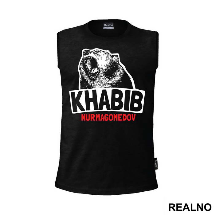 Bear - White - Khabib Nurmagomedov - MMA - Majica