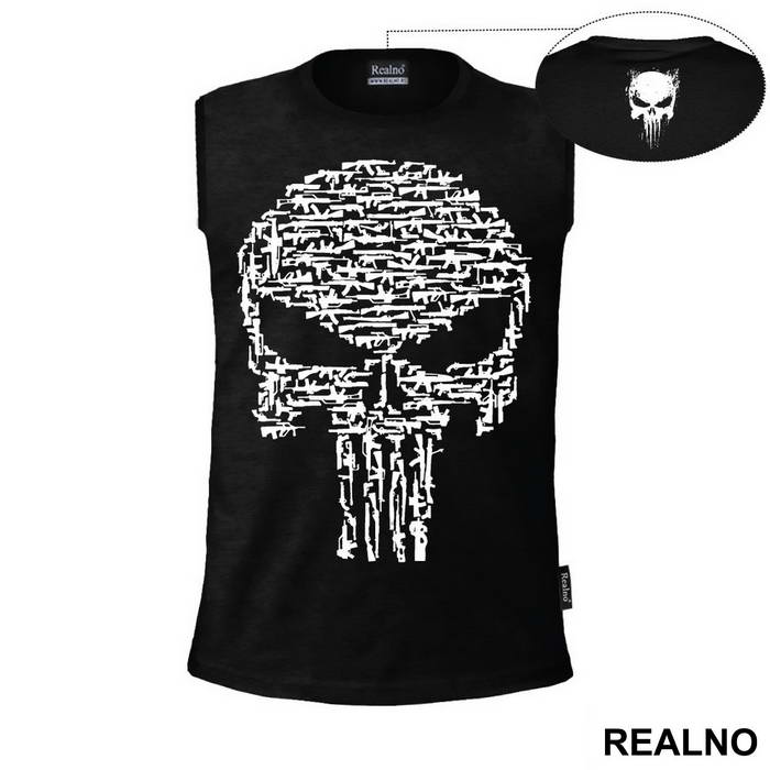 Guns - Skull - Punisher - Majica