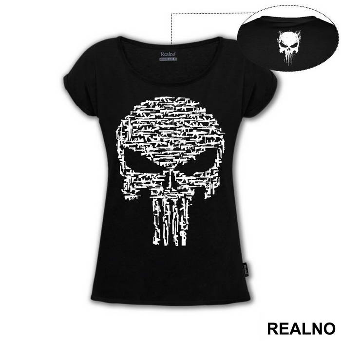 Guns - Skull - Punisher - Majica