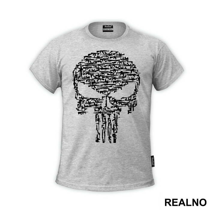Guns - Skull - Punisher - Majica