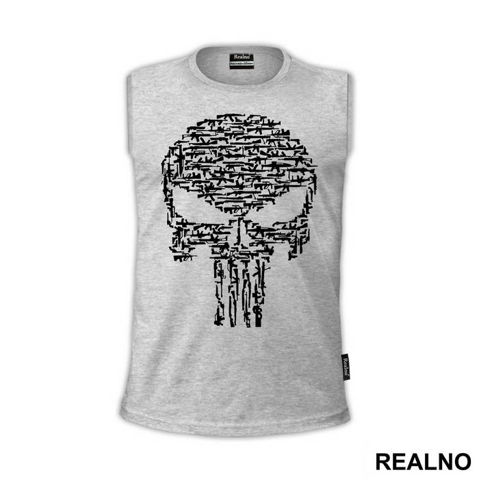 Guns - Skull - Punisher - Majica