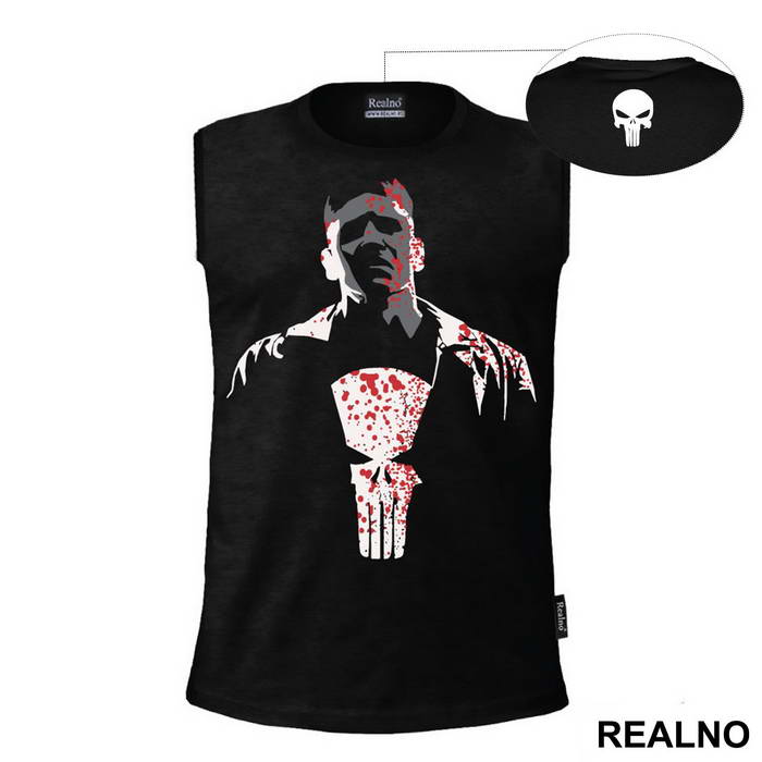 Blood Splatter - Punisher - Majica