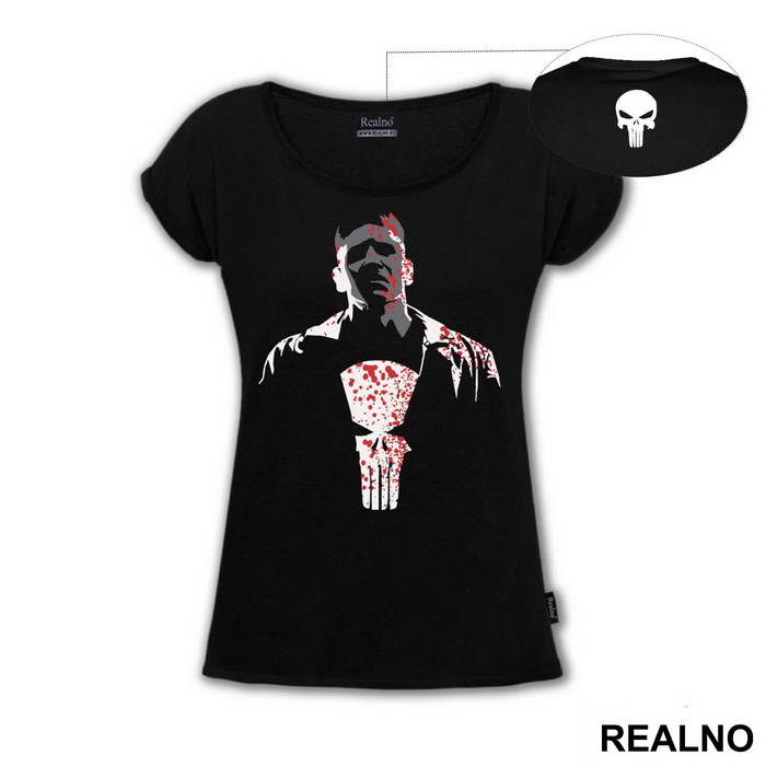 Blood Splatter - Punisher - Majica