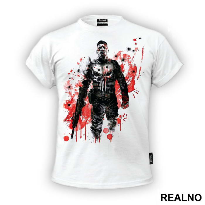 Bullet Holes - Punisher - Majica