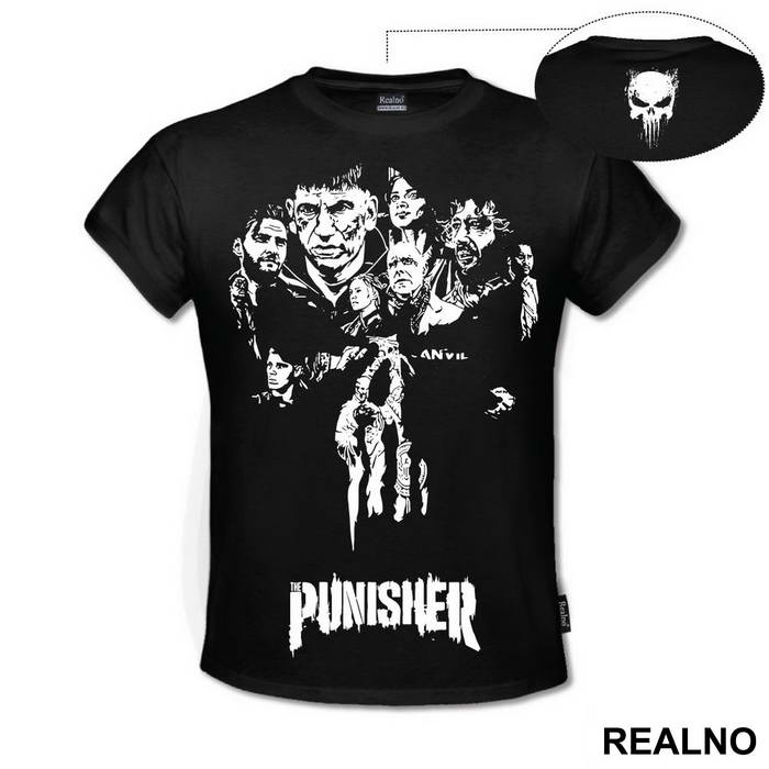 Characters - Skull - Punisher - Majica