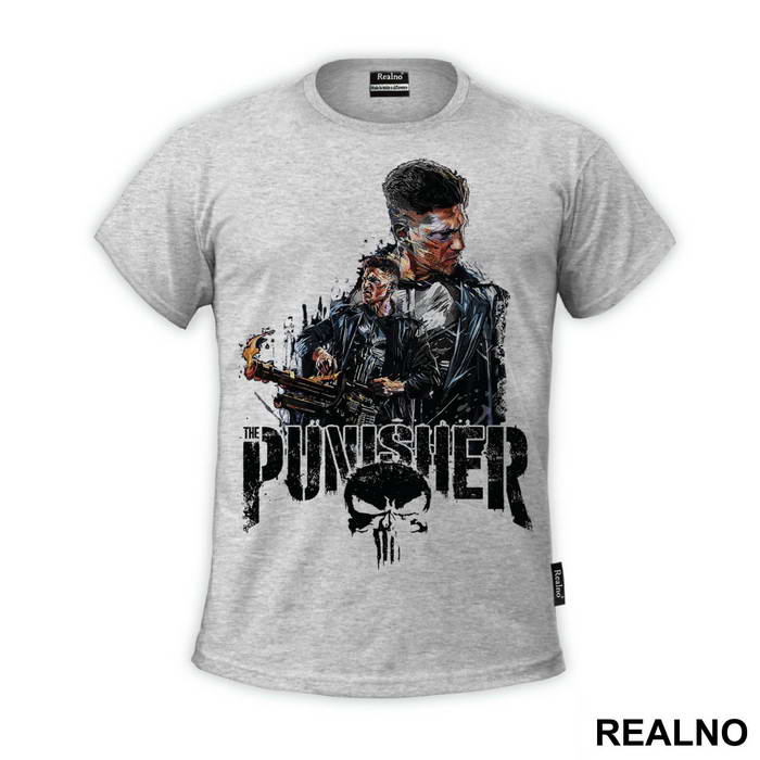 Scratched Picture - Punisher - Majica