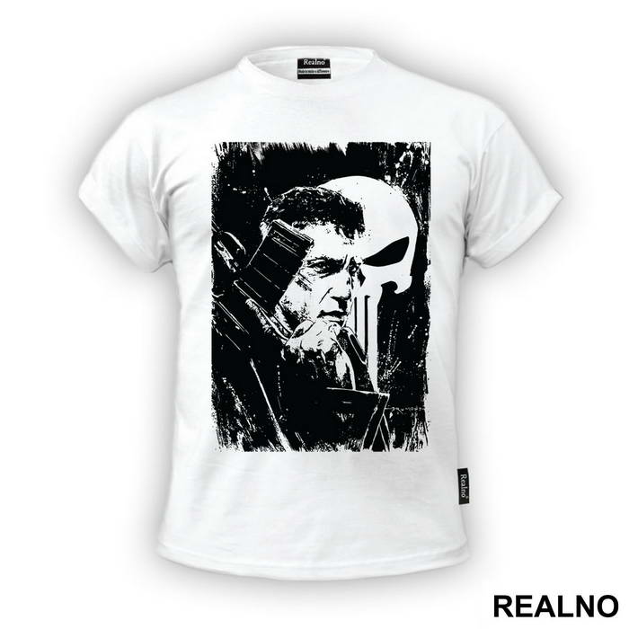 Black Portrait - Punisher - Majica