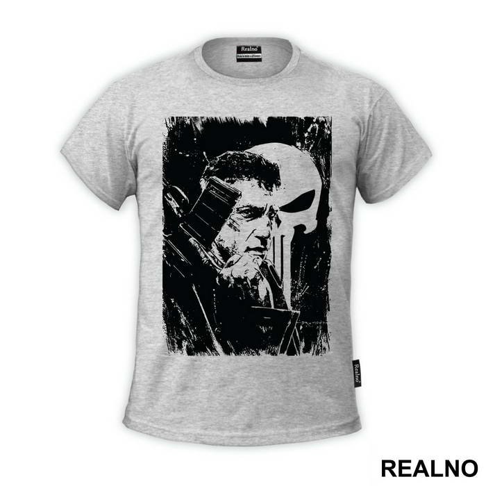 Black Portrait - Punisher - Majica