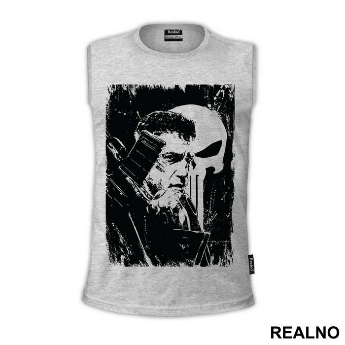 Black Portrait - Punisher - Majica