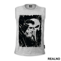 Black Portrait - Punisher - Majica