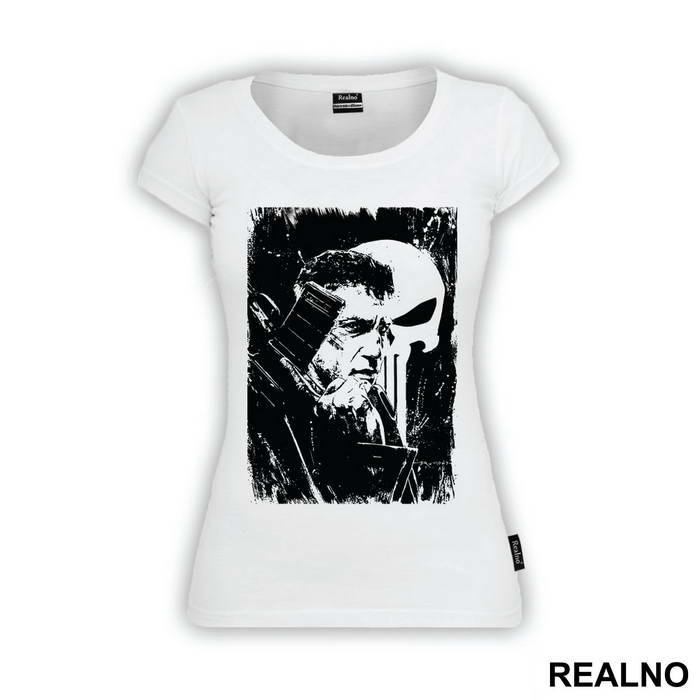 Black Portrait - Punisher - Majica