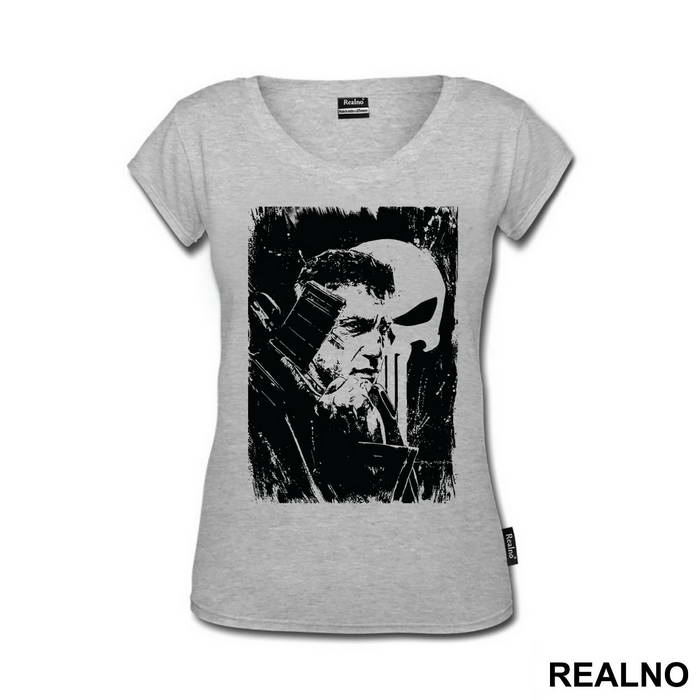 Black Portrait - Punisher - Majica