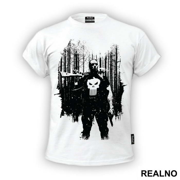 Black Woods - Punisher - Majica