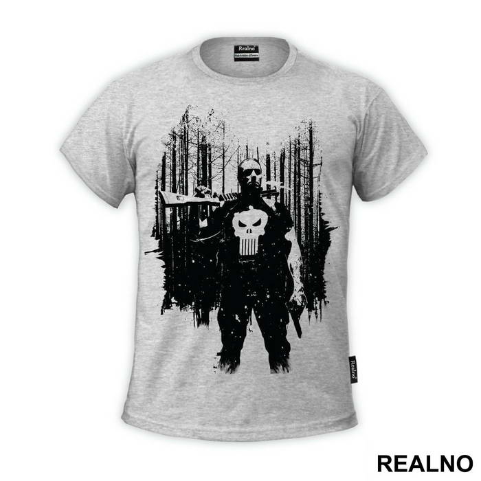 Black Woods - Punisher - Majica