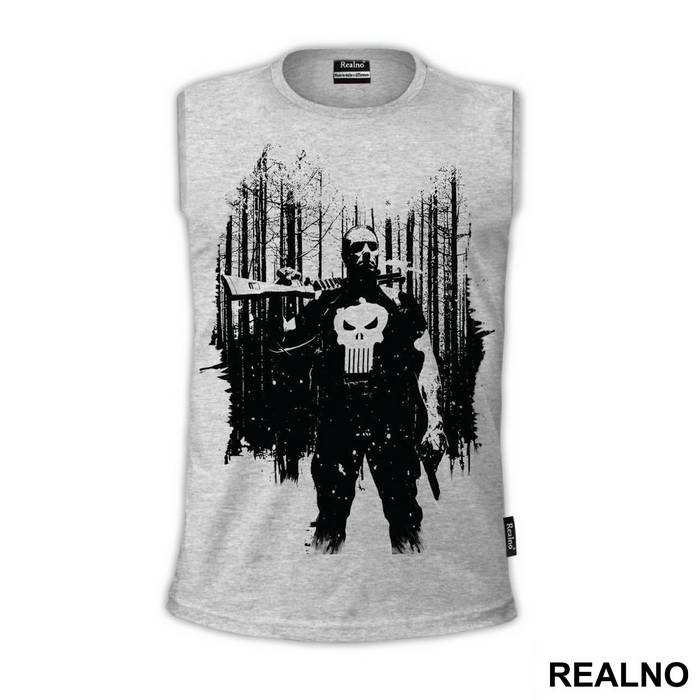 Black Woods - Punisher - Majica
