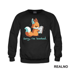 Sorry, I'm Booked - Cute Fox - Books - Čitanje - Knjige - Majica