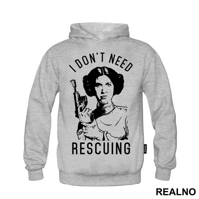 I Don't Need Rescuing - Princess Leia - Star Wars - Majica