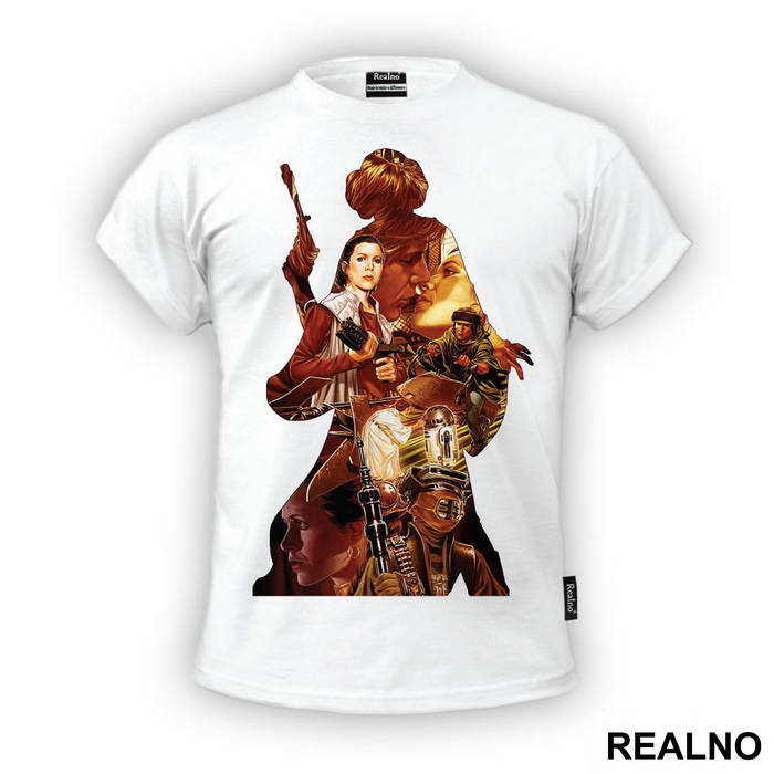In The Shape Of - Princess Leia - Star Wars - Majica