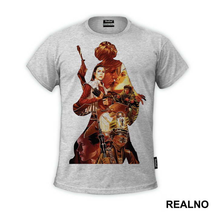In The Shape Of - Princess Leia - Star Wars - Majica