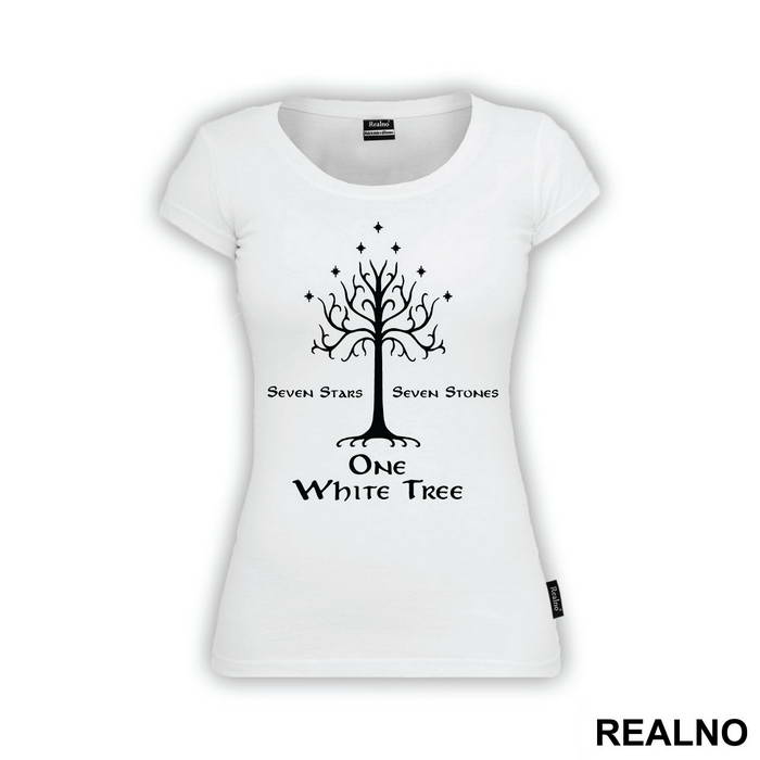 Seven Stars, Seven Stones, One White Tree - Lord Of The Rings - LOTR - Majica