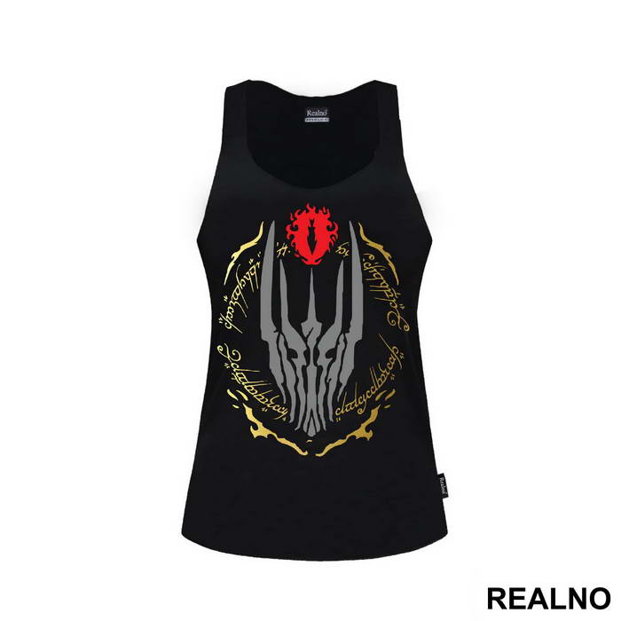 Sauron - Red And Gold - Lord Of The Rings - LOTR - Majica