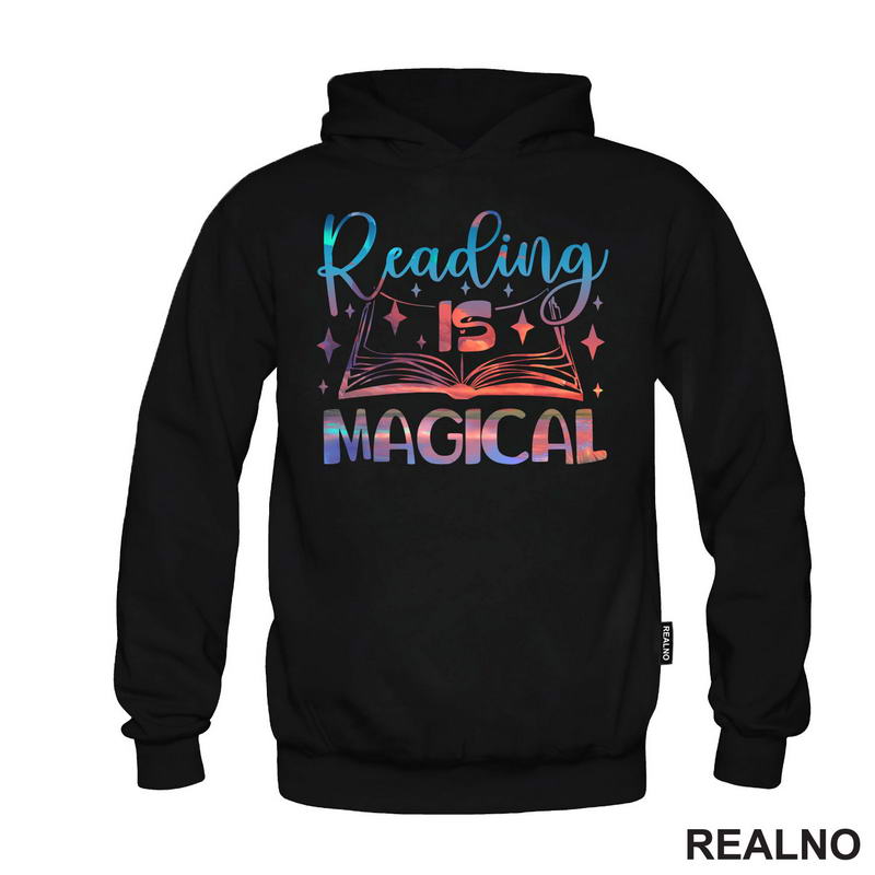 Reading Is Magical - Colors - Books - Čitanje - Knjige - Majica