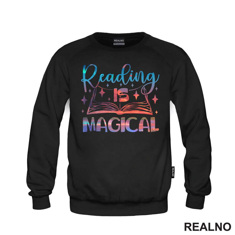 Reading Is Magical - Colors - Books - Čitanje - Knjige - Majica