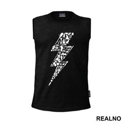 Symbols In The Shape Of A Lightning - Harry Potter - Majica