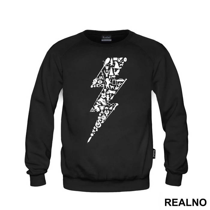 Symbols In The Shape Of A Lightning - Harry Potter - Majica