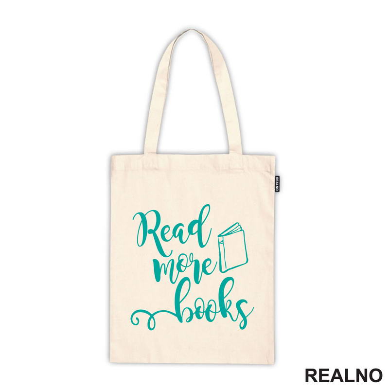 Read More Books - Teal - Books - Čitanje - Knjige - Majica