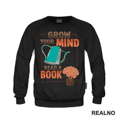 Grow Your Mind, Read A Book - Books - Čitanje - Knjige - Majica