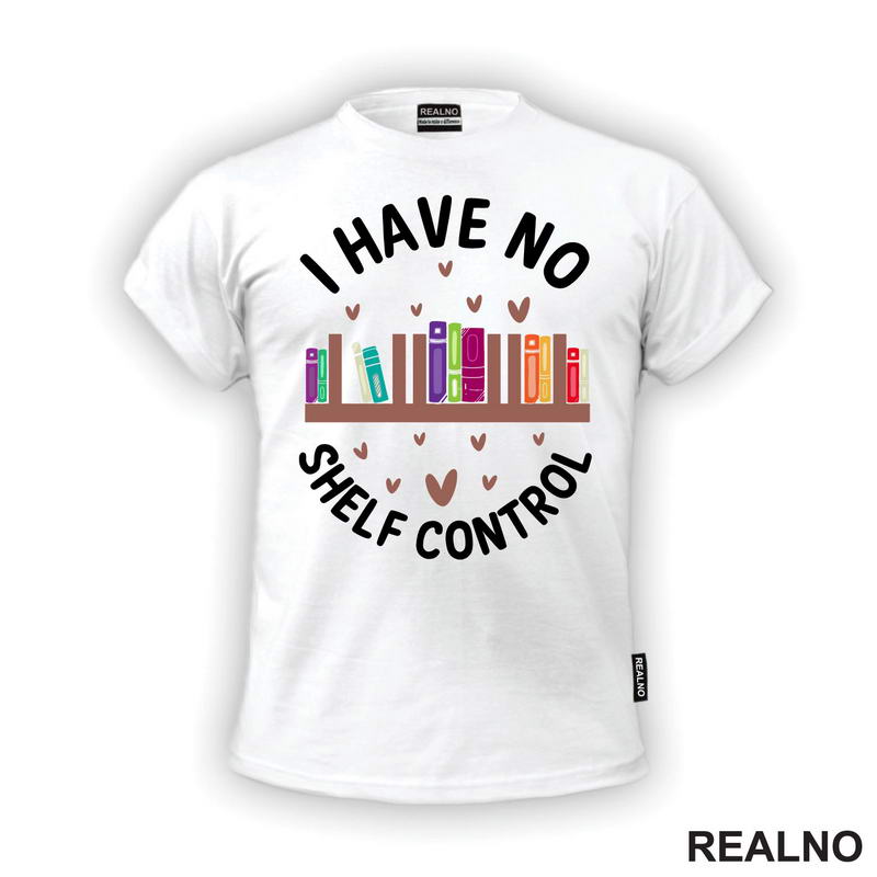 I Have No Shelf Control - Flying Hearts - Books - Čitanje - Knjige - Majica