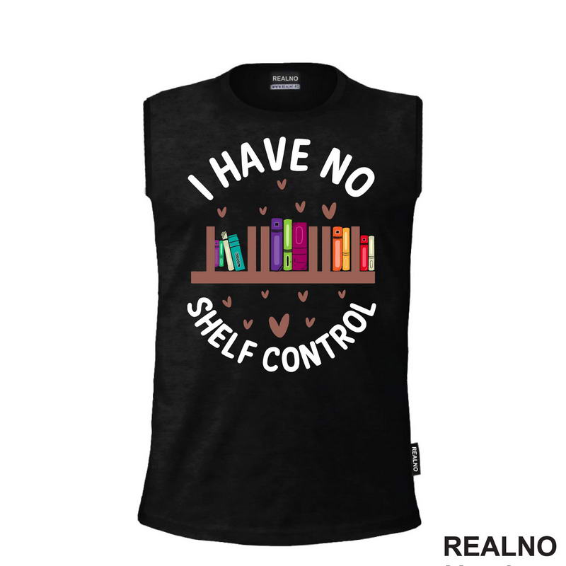 I Have No Shelf Control - Flying Hearts - Books - Čitanje - Knjige - Majica