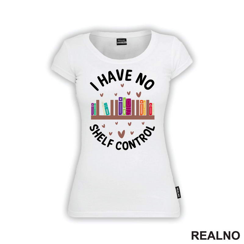 I Have No Shelf Control - Flying Hearts - Books - Čitanje - Knjige - Majica