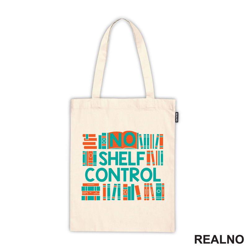 No Shelf Control - Orange And Teal - Books - Čitanje - Knjige - Majica