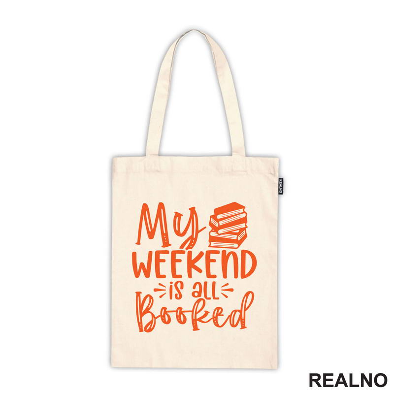 My Weekend Is All Booked - Orange - Books - Čitanje - Knjige - Majica