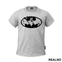 Yellow Bust Up Logo - Batman - Majica