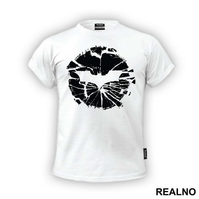 Cracked Yellow Logo - Batman - Majica