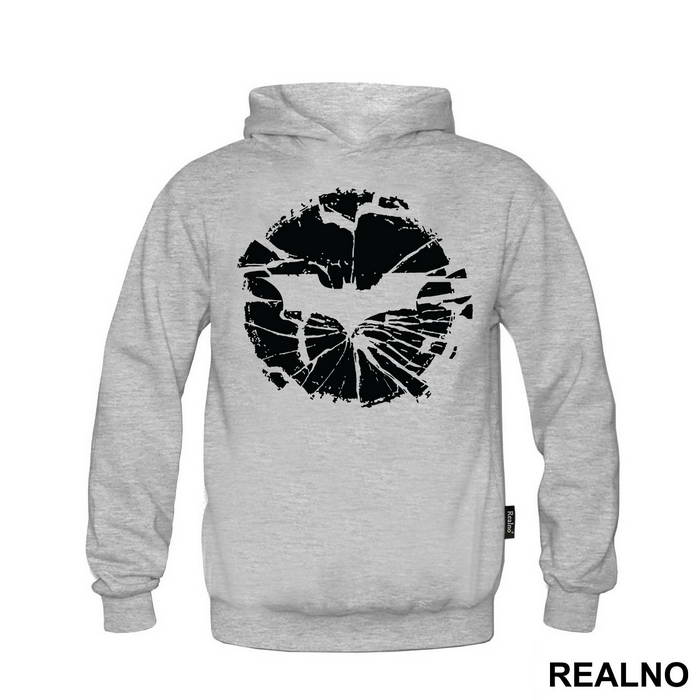 Cracked Yellow Logo - Batman - Majica
