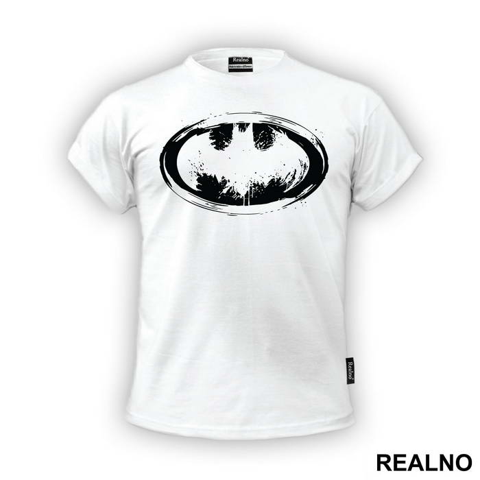 Mottled Yellow Logo - Batman - Majica