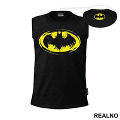 Mottled Yellow Logo - Batman - Majica