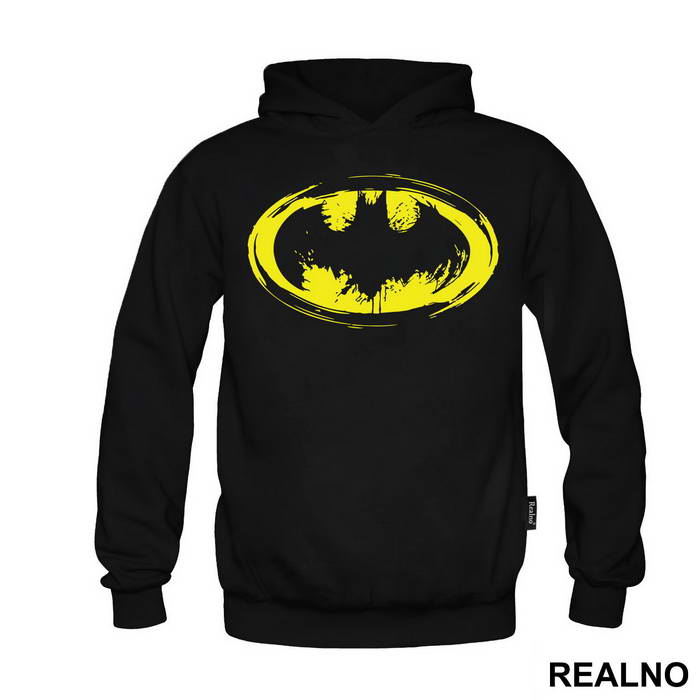 Mottled Yellow Logo - Batman - Majica